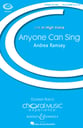 Anyone Can Sing SSA choral sheet music cover